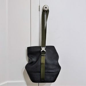 Rag & Bone “Walter Leather Sling Bag”, black leather